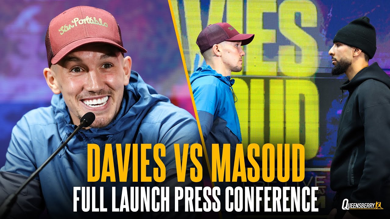 FULL PRESS CONFERENCE! Liam Davies vs Shabaz Masoud IBO World Super-Bantamweight Title Fight 💥