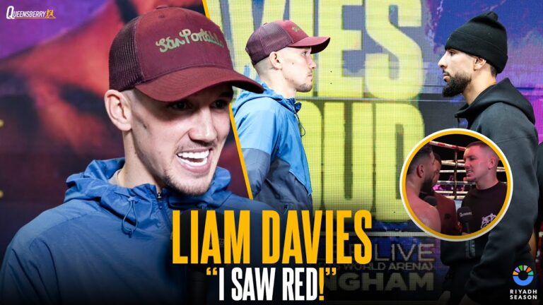 “I SAW RED!” Liam Davies gives reaction to confrontation with Shabaz Masoud & his switch to WAR MODE
