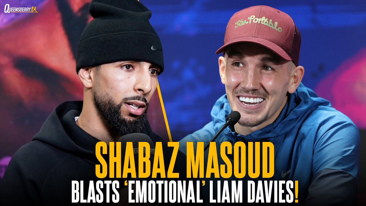 Shabaz Masoud blasts â€œEMOTIONALâ€ rival Liam Davies ahead of fierce World Title Bout 😤⚔️