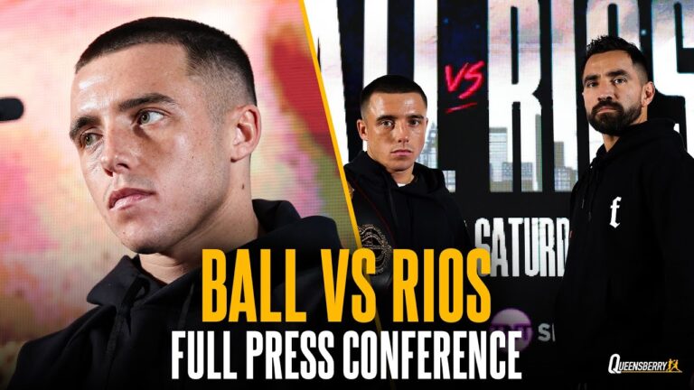 FULL Press Conference! Nick Ball vs Ronny Rios WBA World Featherweight Championship Homecoming Fight