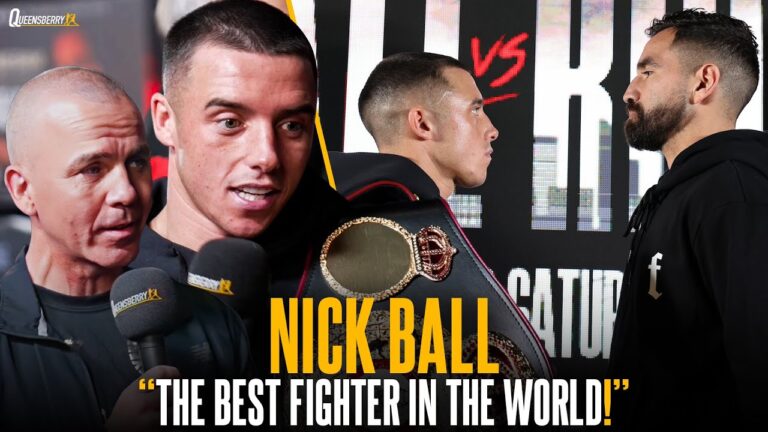 “Nick's the best fighter IN THE WORLD!” Paul Stevenson heaps praise on World Champion Nick Ball 🥊