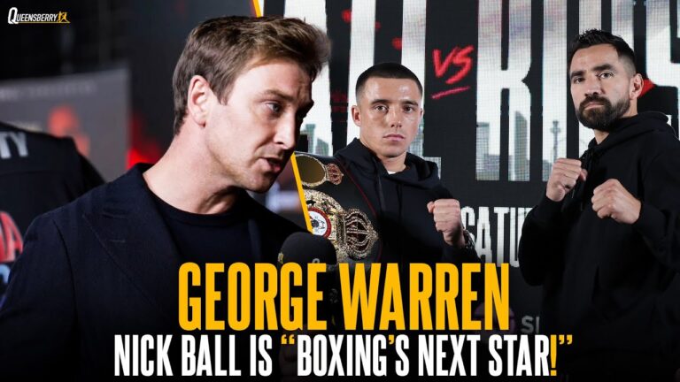 George Warren eyes unification fights for “Boxing's Next Star” Nick Ball after tough Rios fight 👀💥
