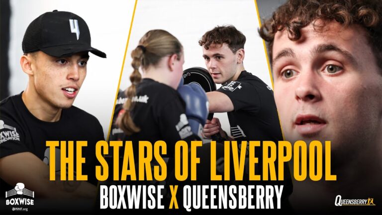 The STARS of Liverpool visit the FUTURE of boxing | Boxwise x Queensberry