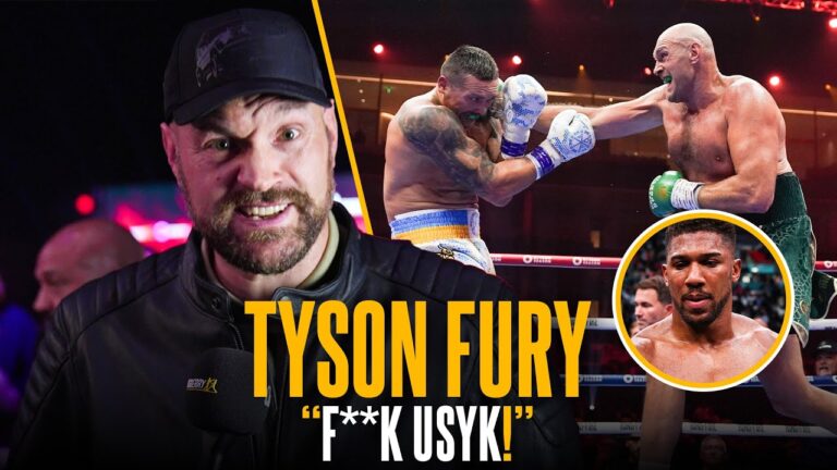 â€œF*** USYK!â€ 🤬 | Tyson Fury BLASTS Usykâ€™s whole team & says fight vs Anthony Joshua HAS to happen 😮