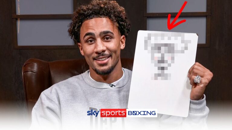 We asked Ben Whittaker to draw himself 😆