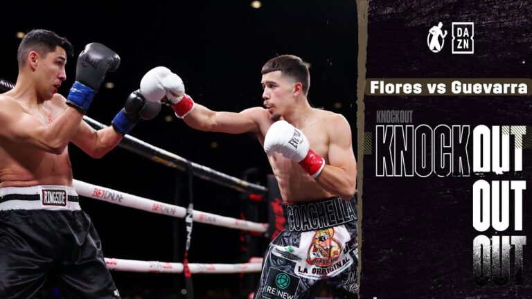 KO | Manny Flores vs Alberto Guevara! Insanely Strong Over Hand Right, LIGHTS OUT!