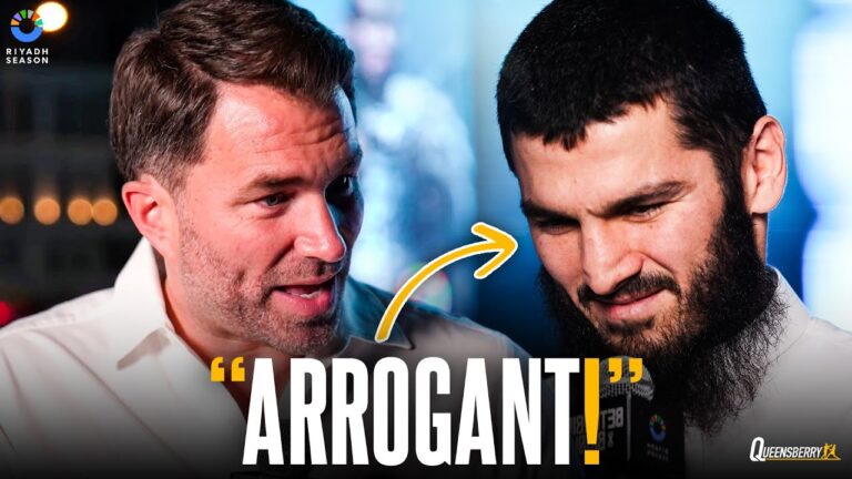 Eddie Hearn slams â€œARROGANTâ€ Artur Beterbiev before explaining Dmitry Bivol Win prediction 😳