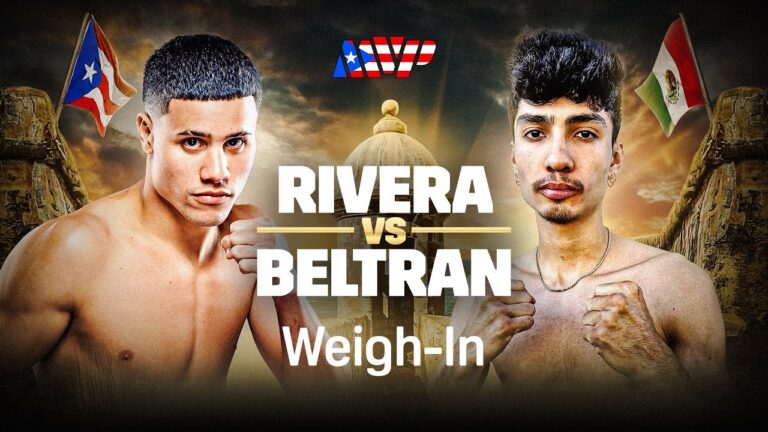 JAN PAUL RIVERA VS. ANDY BELTRAN WEIGH IN LIVESTREAM
