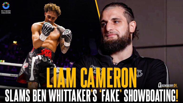 Liam Cameron SLAMS Ben Whittaker's 'FAKE' showboating 😳🕺 | Calls him the “Phil Mitchell” of Boxing 😂