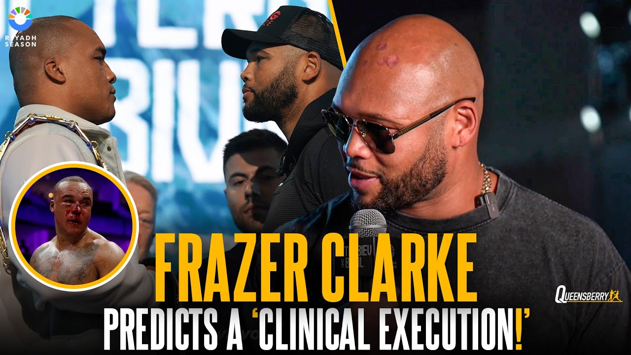 Frazer Clarke predicts a 'Clinical Execution” as he looks to become the NEW British Champion 😳👀