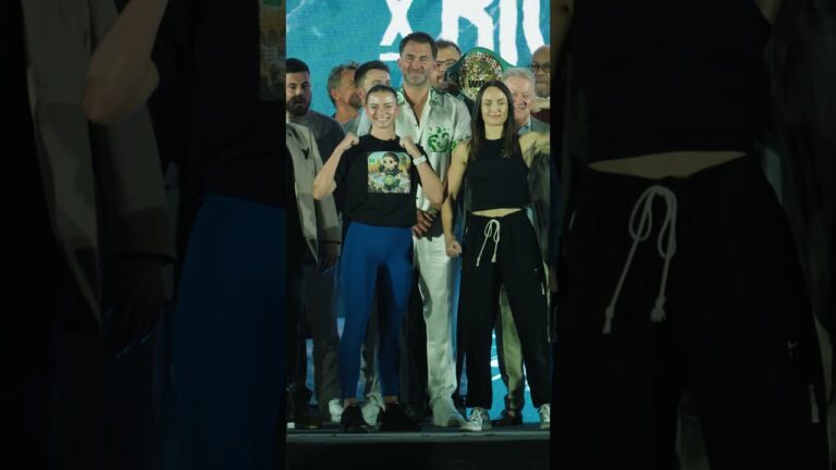 🔰 Skye Nicolson & Raven Chapman Weighed In For Historic World TItle Bout