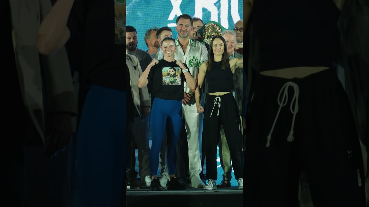 🔰 Skye Nicolson & Raven Chapman Weighed In For Historic World TItle Bout