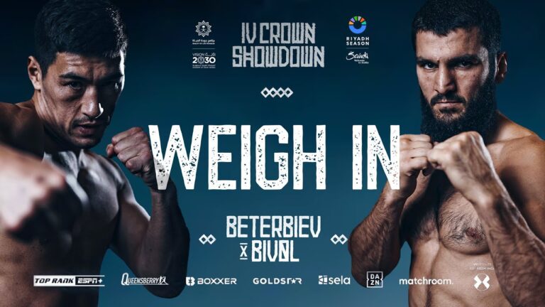 Artur Beterbiev Vs Dmitry Bivol & Undercard Weigh In