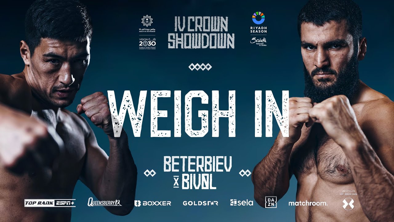Artur Beterbiev Vs Dmitry Bivol & Undercard Weigh In