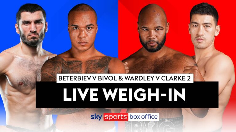 BETERBIEV VS BIVOL! 🔥 | Plus Wardley v Clarke 2 | Live Weigh-in ⚖