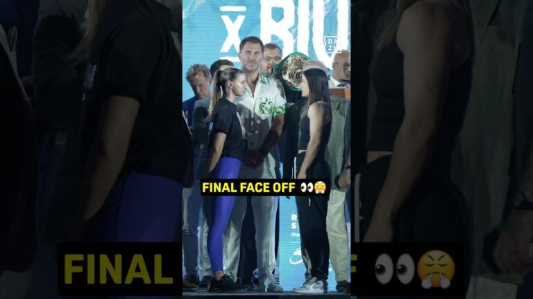 Skye Nicolson and Raven Chapman face off for the final time before their historic fight in Riyadh 🔥