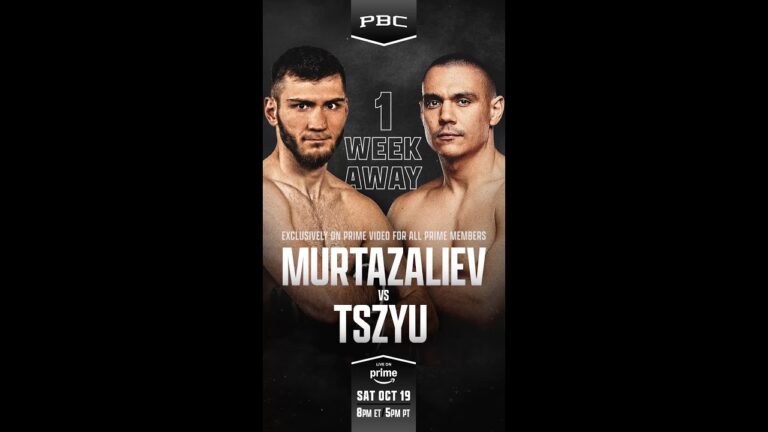Murtazaliev vs. Tszyu is ONE WEEK AWAY 🔥