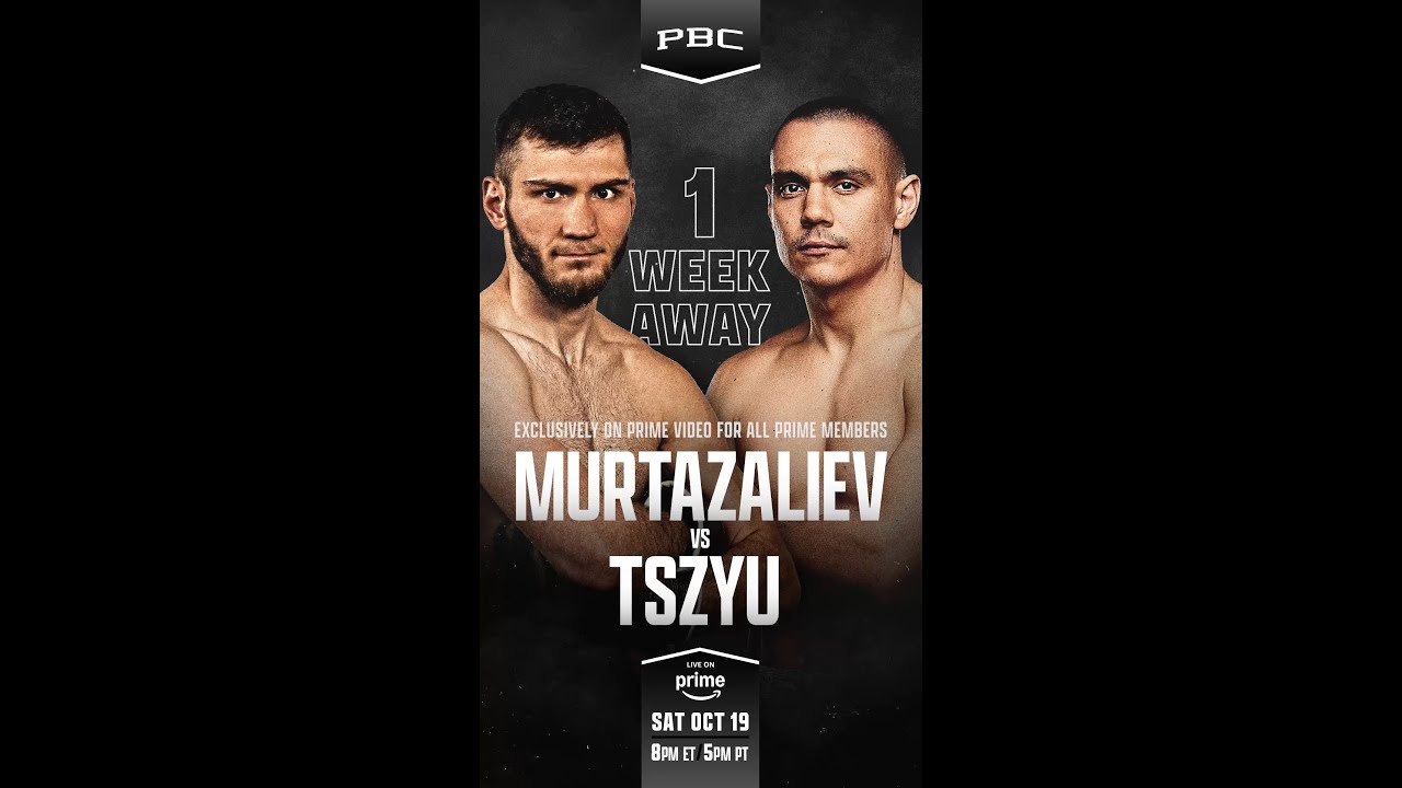 Murtazaliev vs. Tszyu is ONE WEEK AWAY 🔥