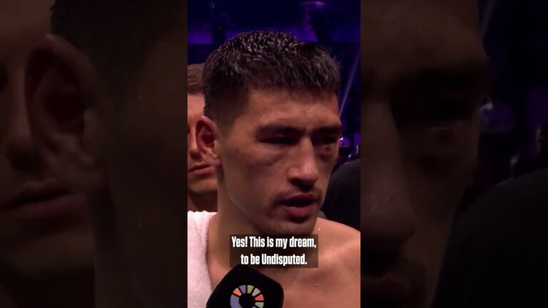 Dmitry Bivol Still Has Undisputed Dream 💭