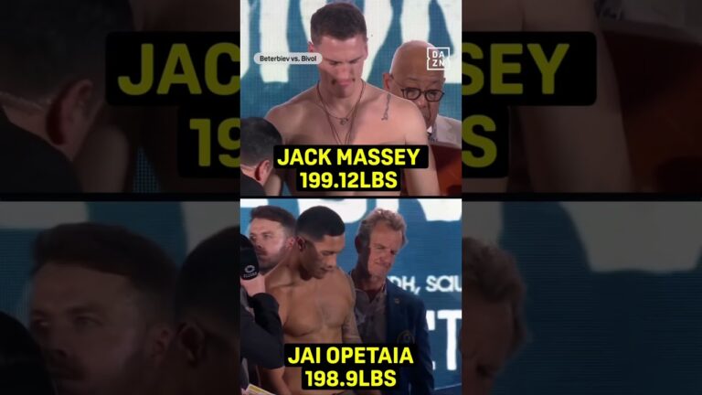 Jai Opetaia vs. Jack Massey for the IBF and The Ring cruiserweight titles 🥊🔥