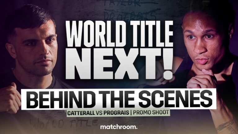 “Don't Talk About It, Be About It!” 🎥 Jack Catterall Vs Regis Prograis Promo Shoot