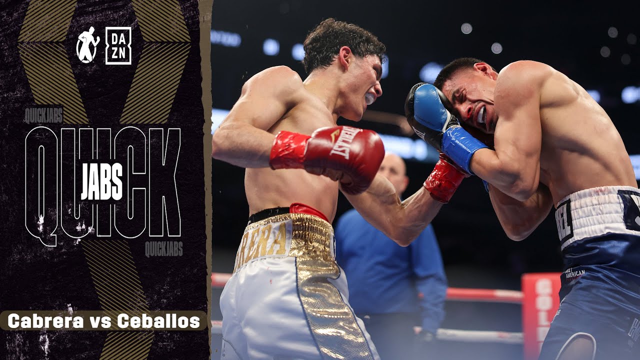 Quick Jabs | Gael Cabrera vs Miguel Ceballos! A Toe To Toe Battle From The First Bell! (HIGHLIGHTS)