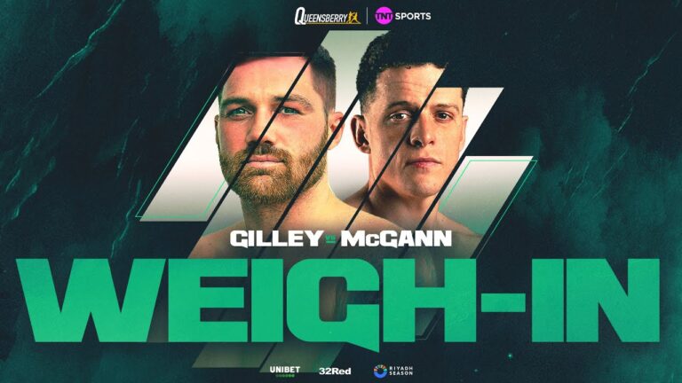 LIVE Weigh-In! Sam Gilley vs Jack McGann for the Commonwealth Super-Welterweight Championship 💥