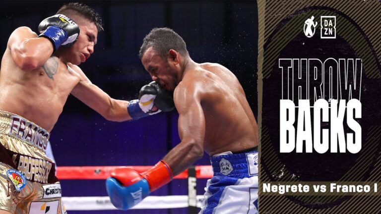 Throwback | Oscar Negrete vs Joshua Franco I! 1 of 3 Jaw Dropping Bantamweight Fights! (FULL FIGHT)