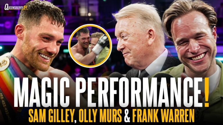Olly Murs gets IN THE RING to celebrate Sam Gilley 🤩 Frank Warren eyes up belts NEXT 🏆