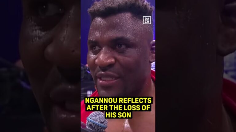 A True Champion 🙏 Ngannou Reflects on the Loss of His Son