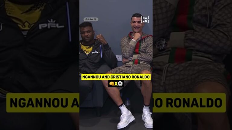 CR7 ✖️ Ngannou 🔥🔥🔥