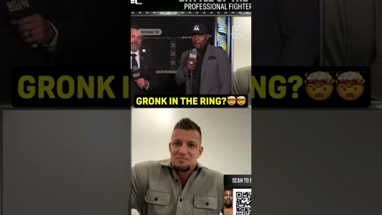 Gronk vs Lewis in MMA?! 👀