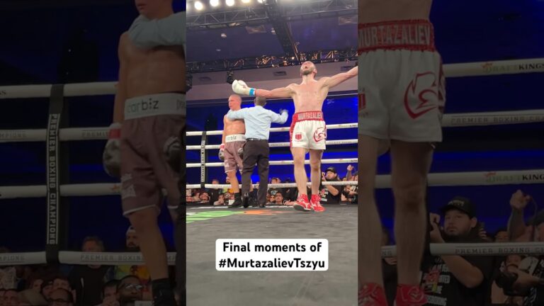 Bakhram Murtazaliev stops Tszyu in RD3 after 4 knockdowns | #MurtazalievTszyu