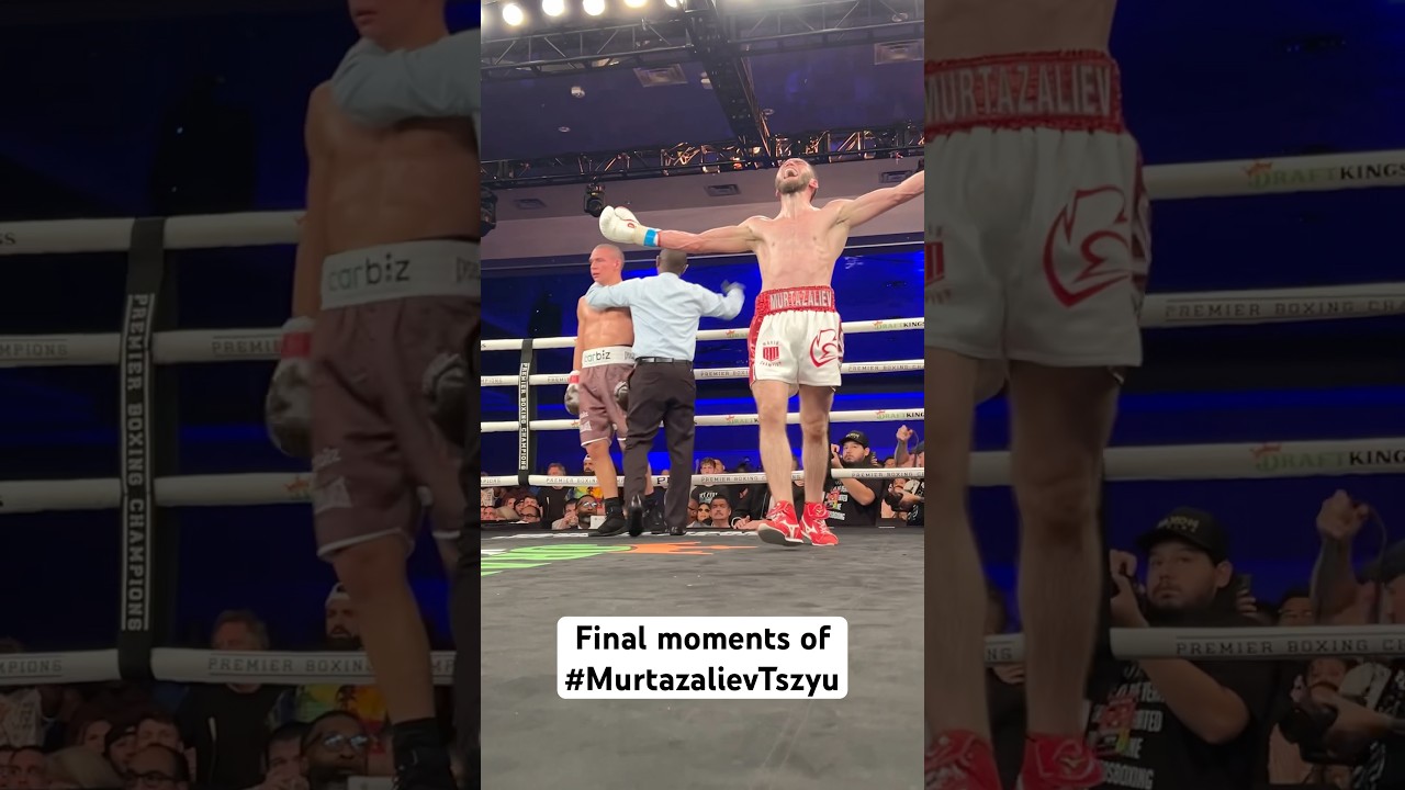 Bakhram Murtazaliev stops Tszyu in RD3 after 4 knockdowns | #MurtazalievTszyu