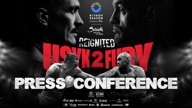 Oleksandr Usyk vs Tyson Fury 2 – Reignited! | Live Launch Press Conference #RiyadhSeason