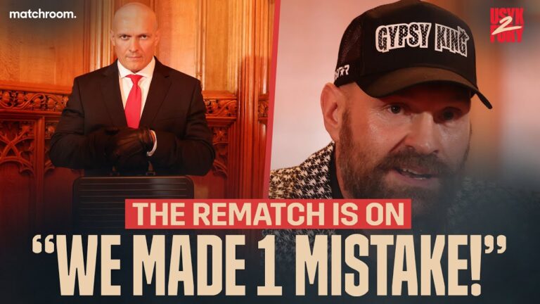 'I'm Making No Adjustments!”- Tyson Fury & Oleksandr Usyk Talk Rematch