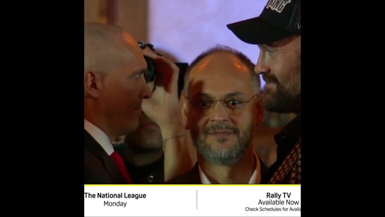 Oleksandr Usyk & Tyson Fury Face Off To Launch Rematch 👁️👁️