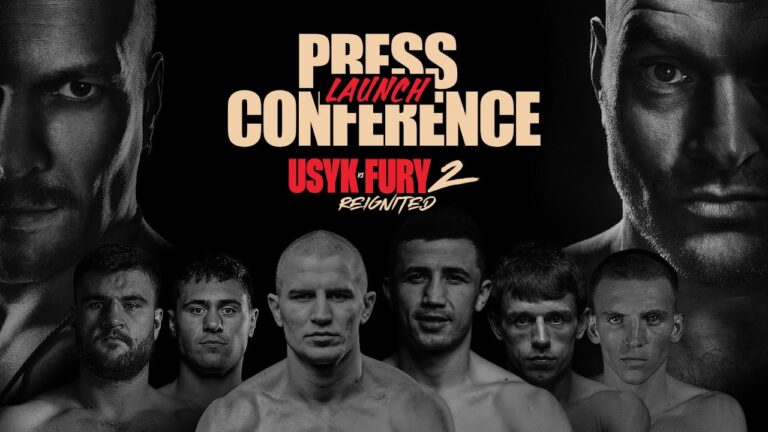 Oleksandr Usyk Vs Tyson Fury 2 & Undercard Launch Press Conference