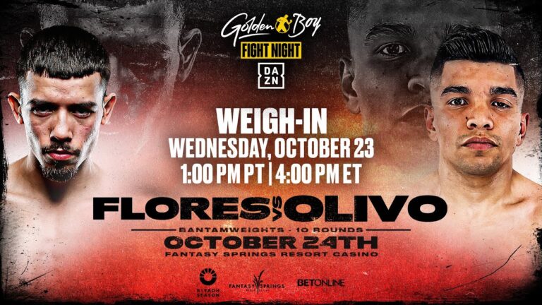 Manuel â€œGucci Mannyâ€ Flores vs. Victor Olivo | WEIGH IN