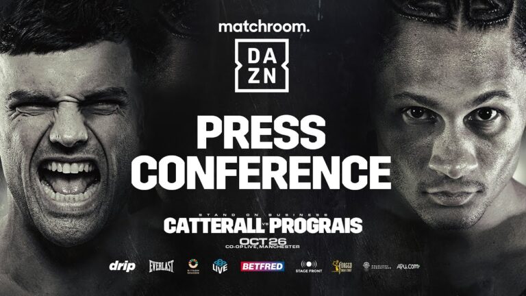 Jack Catterall Vs Regis Prograis & Undercard Final Press Conference