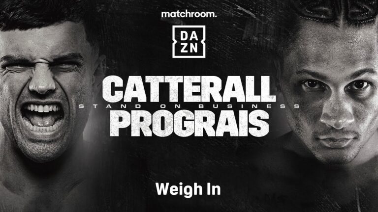 JACK CATTERALL VS. REGIS PROGRAIS WEIGH IN LIVESTREAM