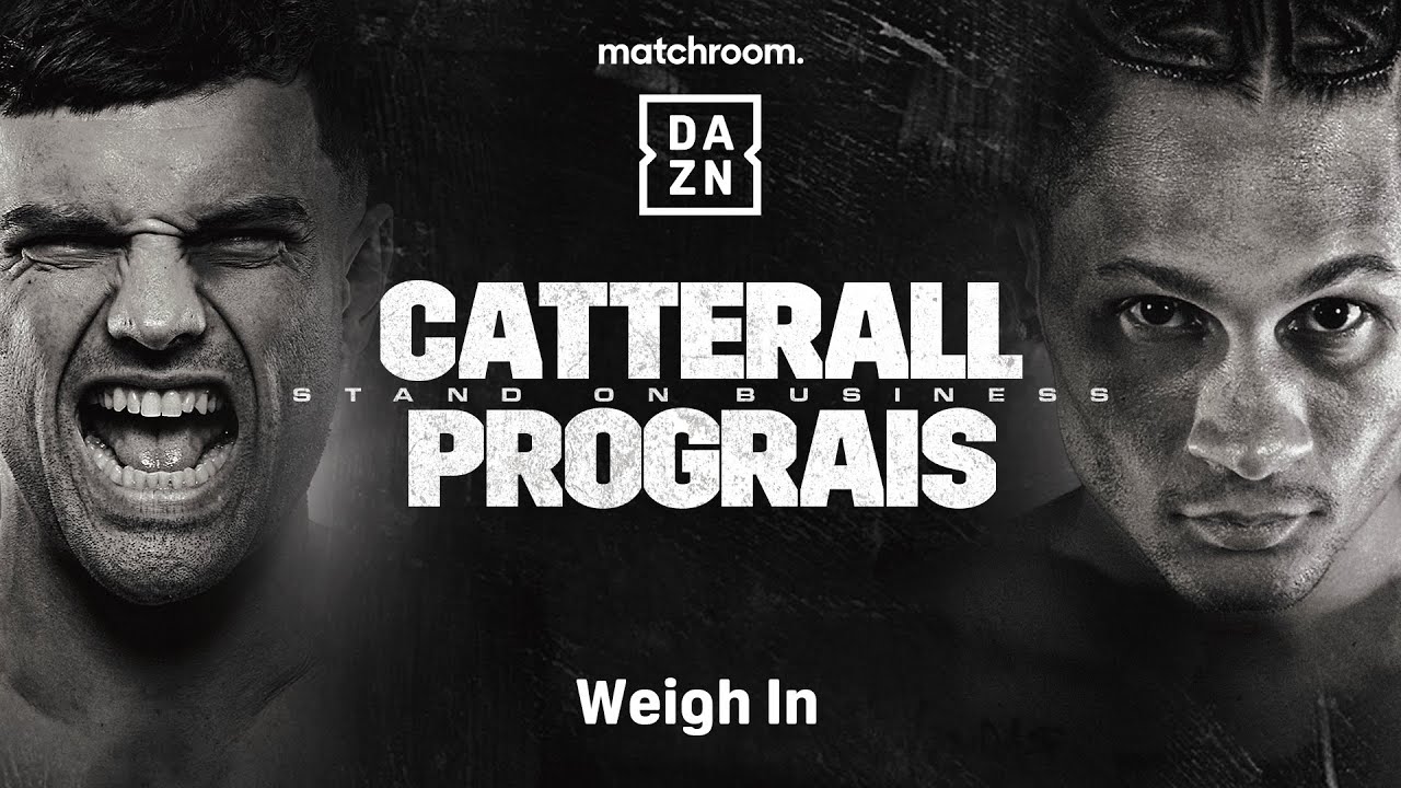 JACK CATTERALL VS. REGIS PROGRAIS WEIGH IN LIVESTREAM