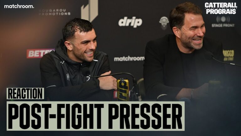 LIVE: Jack Catterall & Eddie Hearn React To Win Vs Regis Prograis
