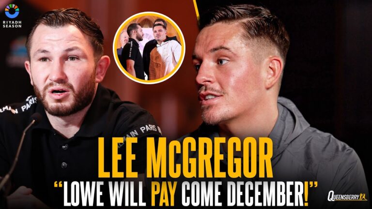 â€œLowe will PAY come Decemberâ€ 😤 Lee McGregor PROMISES huge statement and career-best performance ⚔️
