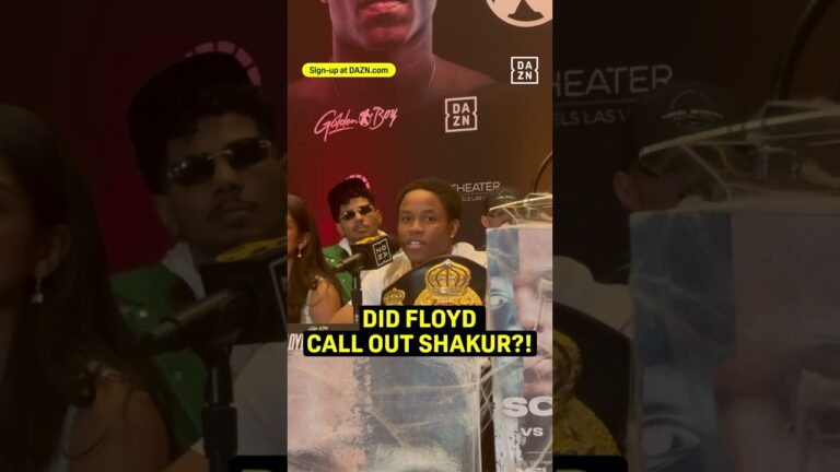 Did Floyd just call out Shakur⁉️ 🤔
