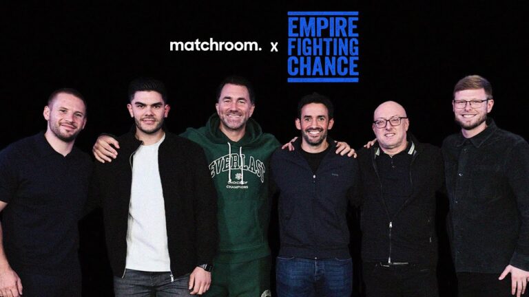 'So Many People Need Help' Eddie Hearn Announces Partnership With Empire Fighting Chance