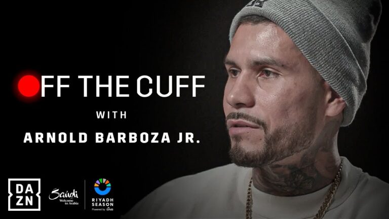 “Everybody's going to be talking about me” – Off The Cuff With Arnold Barboza Jr.