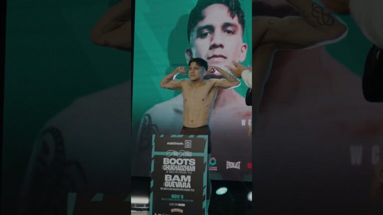 Bam Rodriguez & Pedro Guevara Make Weight For World Title Clash 💪
