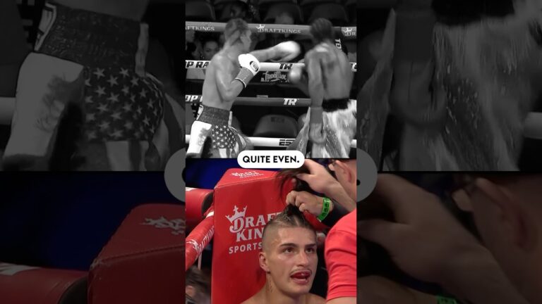 A boxer had to get a haircut mid-fight 💈 😱