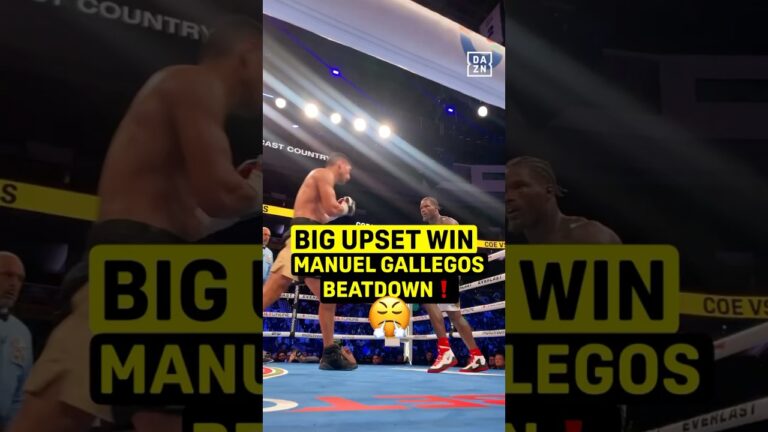 Gallegos is a DOG 😤